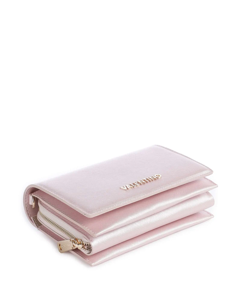 Valentino Bags Geldbörse rosa metallizzato