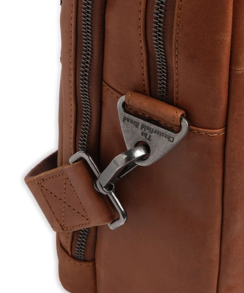 The Chesterfield Brand Wax Pull Up Cow Tacama Laptoptasche cognac