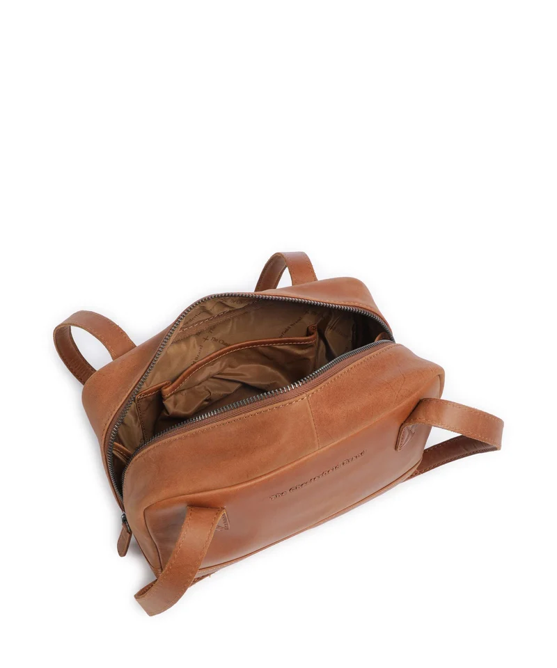 The Chesterfield Brand Wax Pull Up Cow Fenno Schultertasche cognac