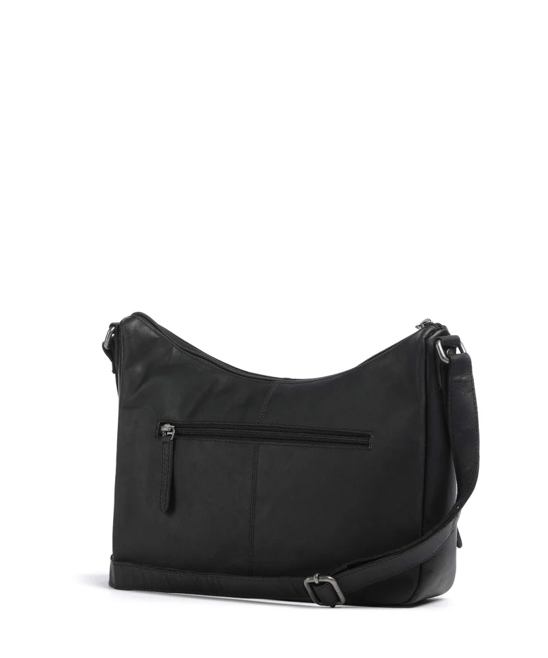 The Chesterfield Brand Wax Pull Up Cow Valenora Schultertasche black