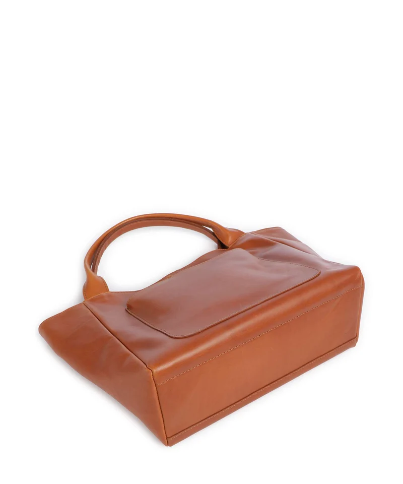 The Chesterfield Brand Wax Pull Up Cow Tenara Schultertasche cognac