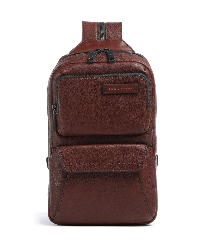 The Bridge Ludovico Slingbag marrone