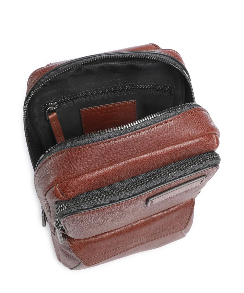 The Bridge Ludovico Slingbag marrone