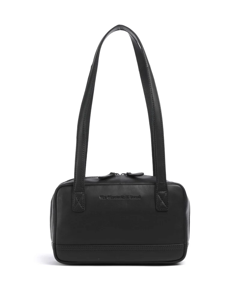 The Chesterfield Brand Wax Pull Up Cow Fenno Schultertasche black