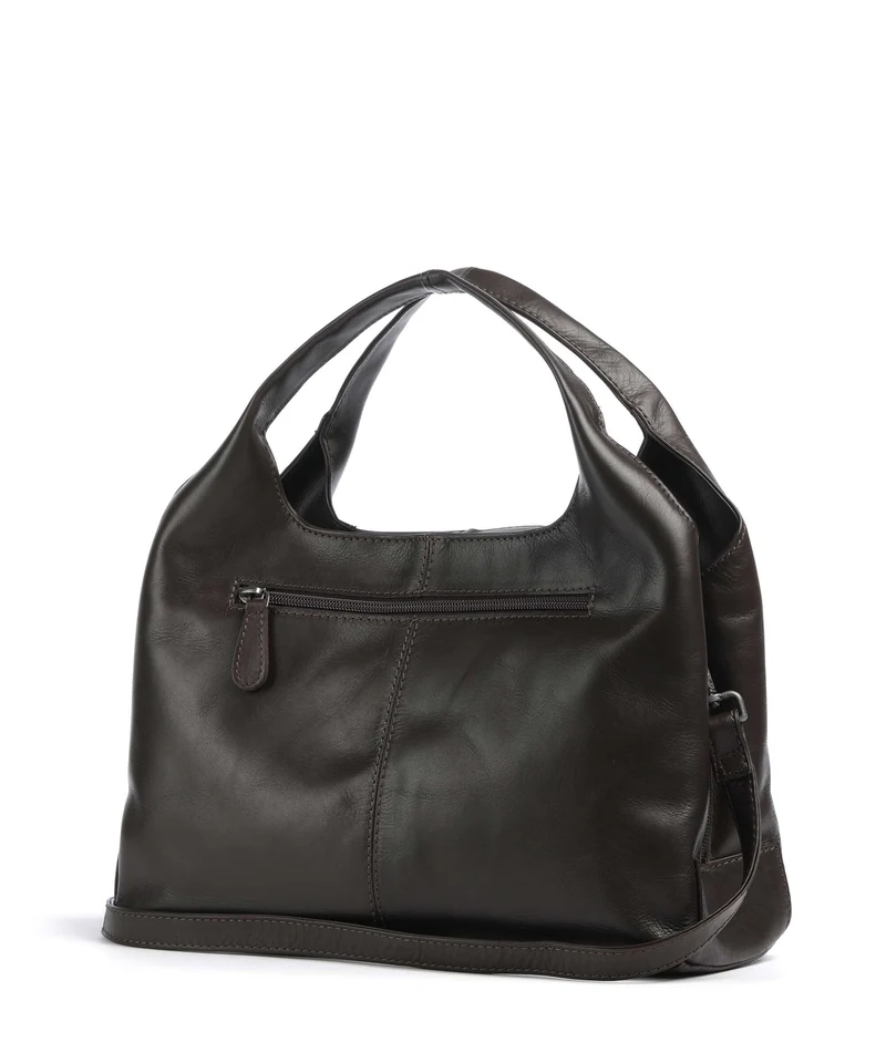 The Chesterfield Brand Wax Pull Up Cow Salina Handtasche brown