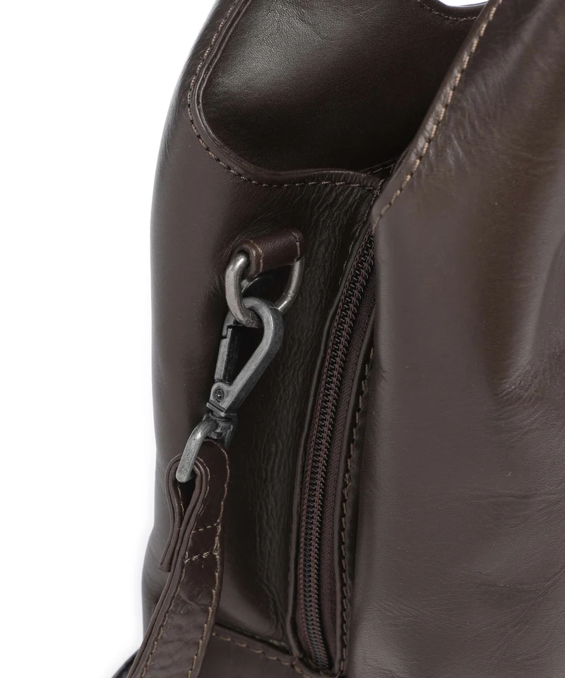 The Chesterfield Brand Wax Pull Up Cow Salina Handtasche brown