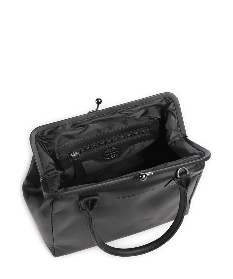 The Chesterfield Brand Wax Pull Up Cow Dorin Schultertasche black