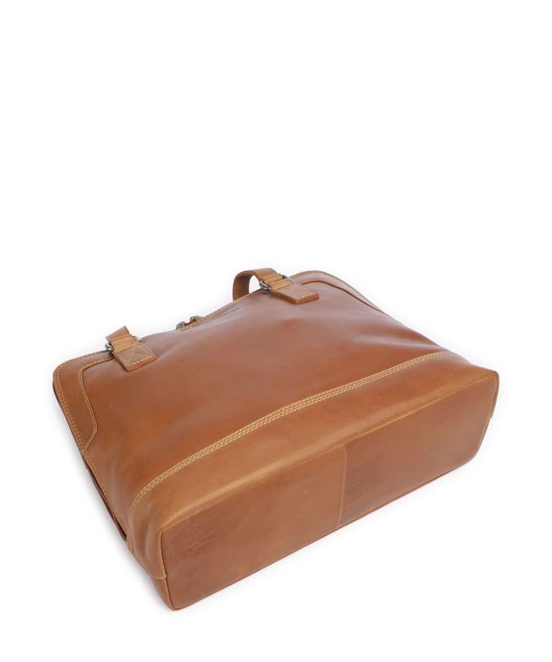 The Chesterfield Brand Wax Pull Up Cow Seron Schultertasche cognac