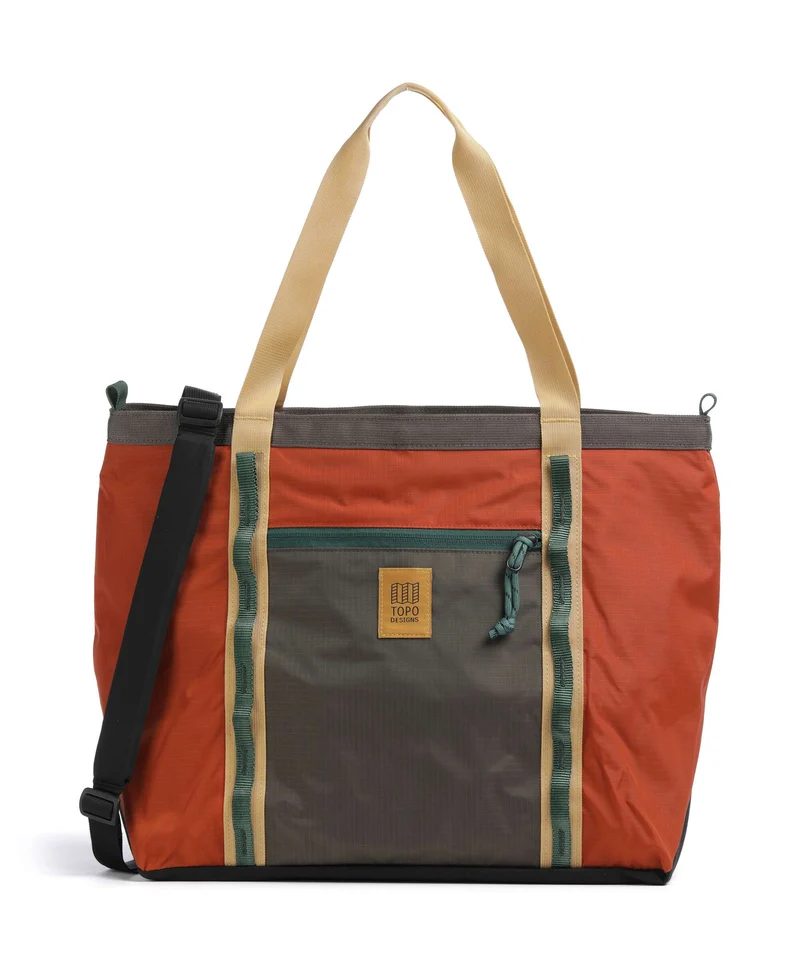 Topo Designs Mountain Utility Shopper woodland/terracotta