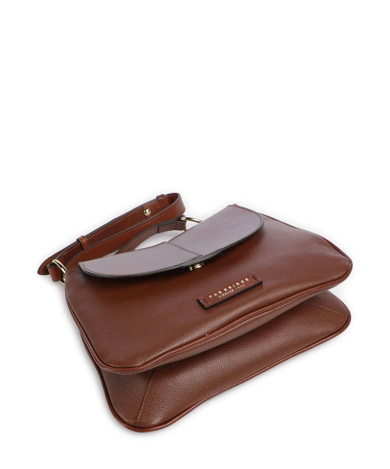 The Bridge Elisabetta Schultertasche marrone