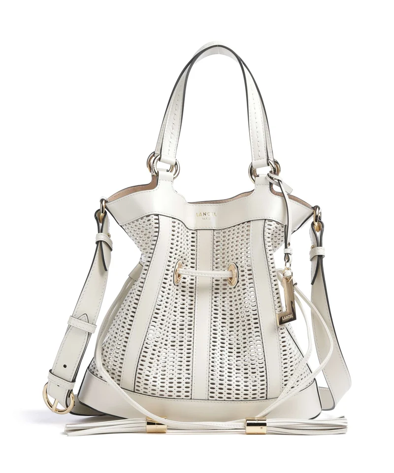 Lancel Premier Flirt M Bucket Handtasche snow