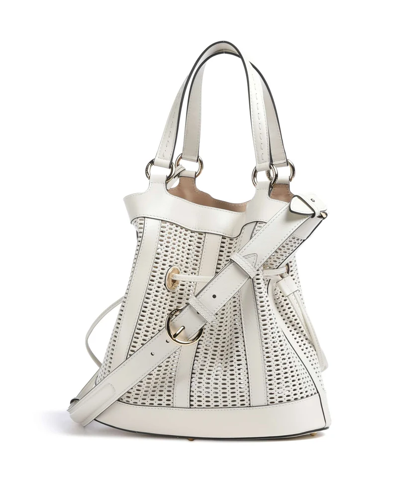 Lancel Premier Flirt M Bucket Handtasche snow