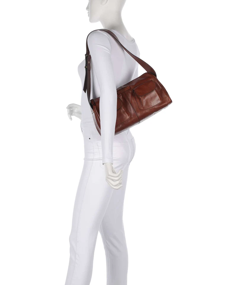 The Bridge Flora Schultertasche marrone