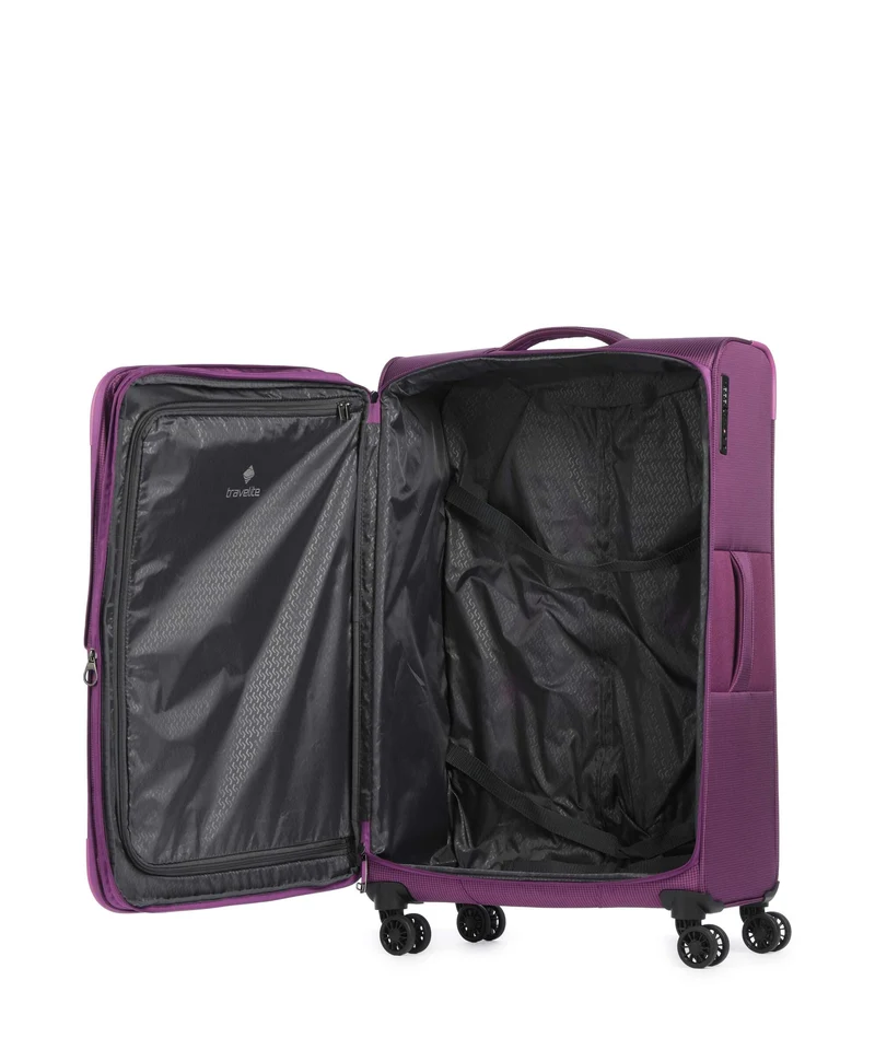 Travelite Corsiica 4-Rollen Trolley Set pink