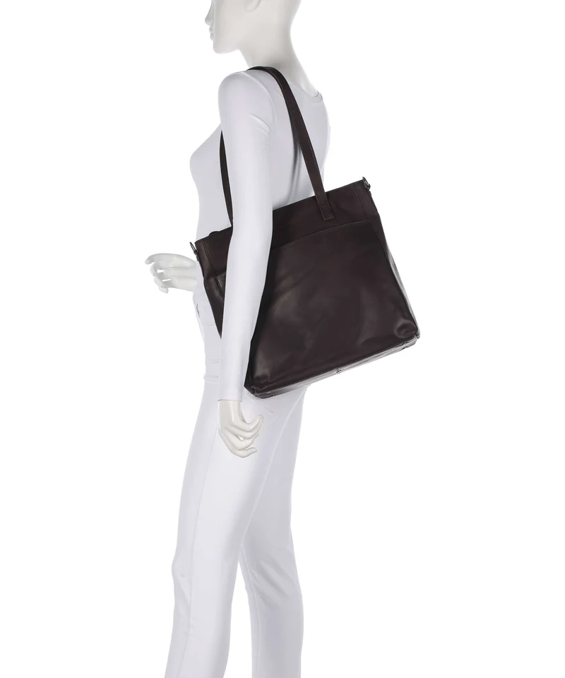 The Chesterfield Brand Wax Pull Up Cow Mosel Shopper brown