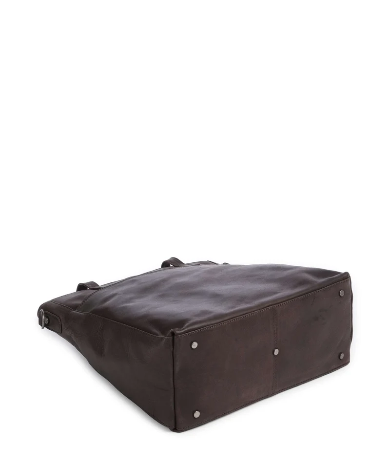 The Chesterfield Brand Wax Pull Up Cow Mosel Shopper brown
