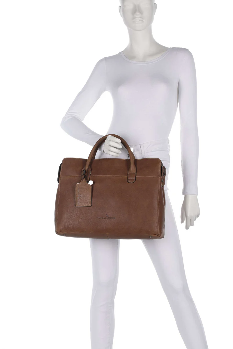 Castelijn & Beerens Carisma Laptoptasche cognac