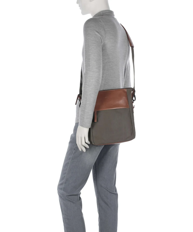 Harold's Wax Umhängetasche khaki