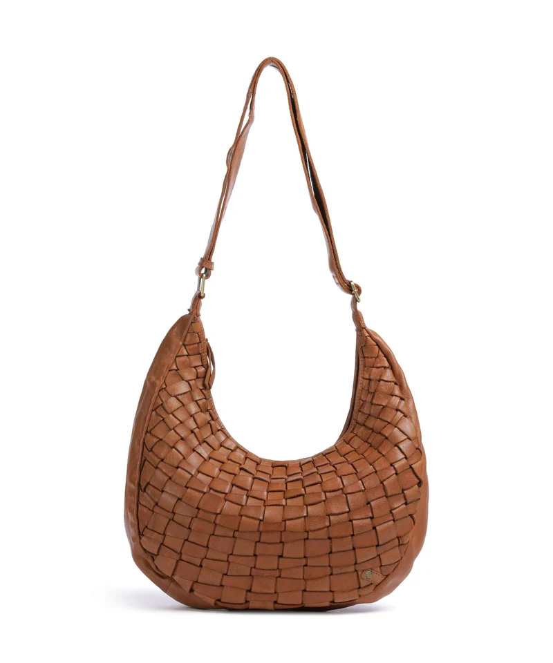Depeche Warsaw Beuteltasche vintage cognac