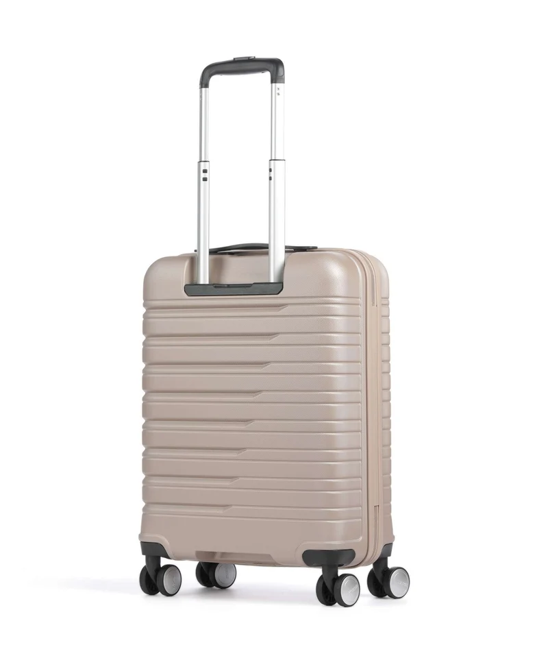 American Tourister Flashline 4-Rollen Trolley ivory gold