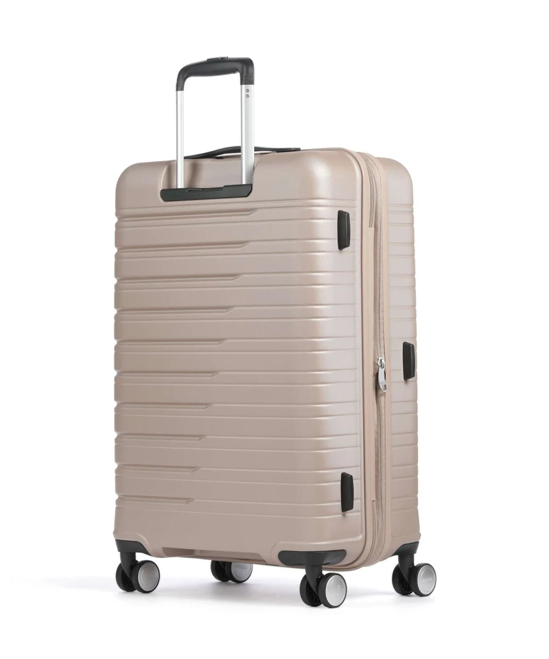 American Tourister Flashline 4-Rollen Trolley ivory gold