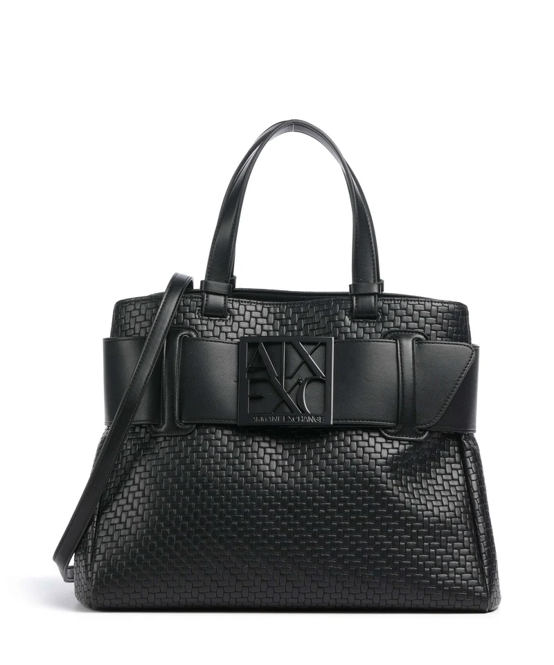 Armani Exchange Susy Soft Woven S Handtasche black