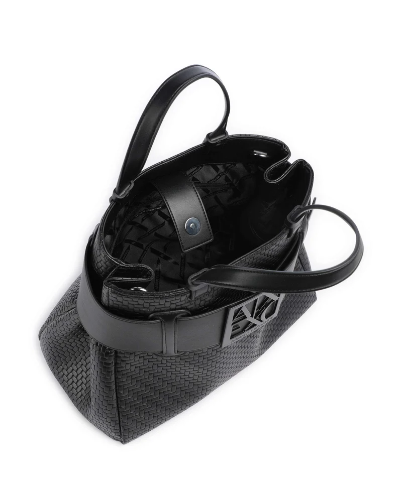 Armani Exchange Susy Soft Woven S Handtasche black