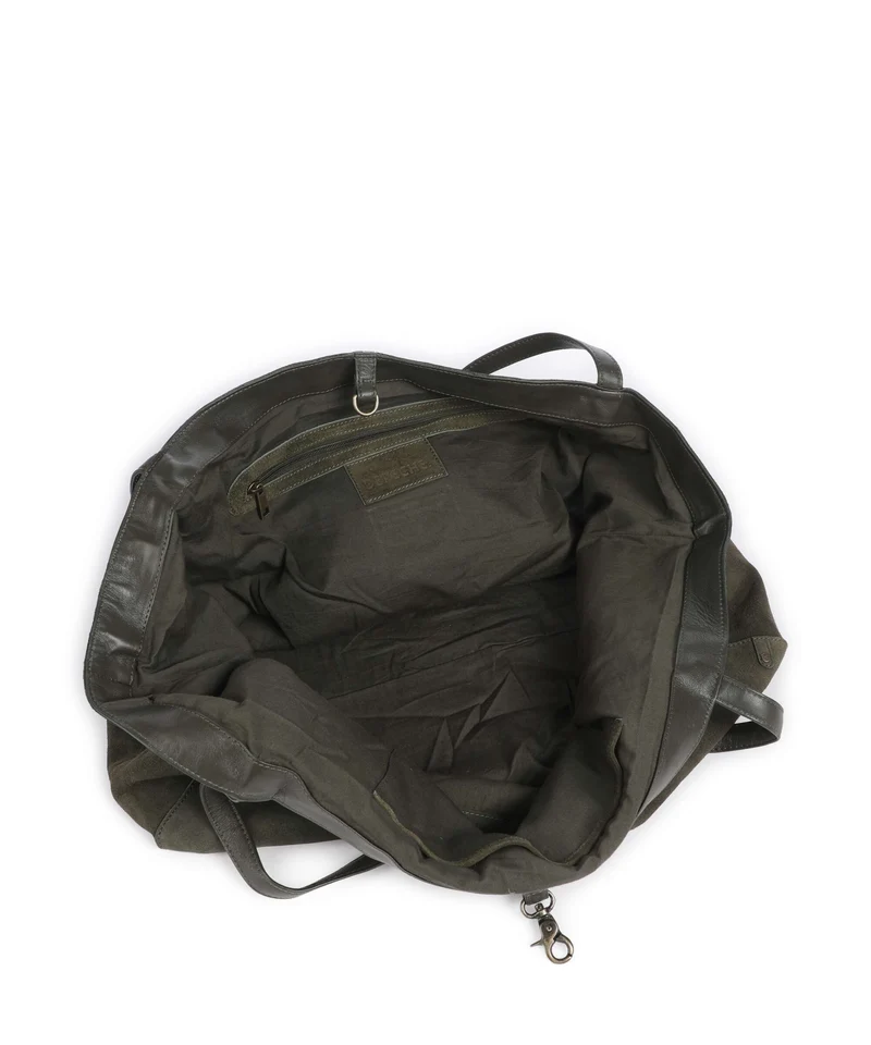 Depeche Bilbao Shopper army green