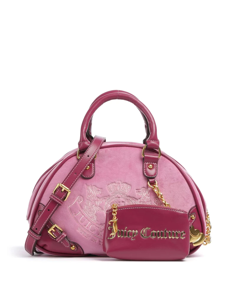 Juicy Couture Twig Narrative Velvet Handtasche super pink