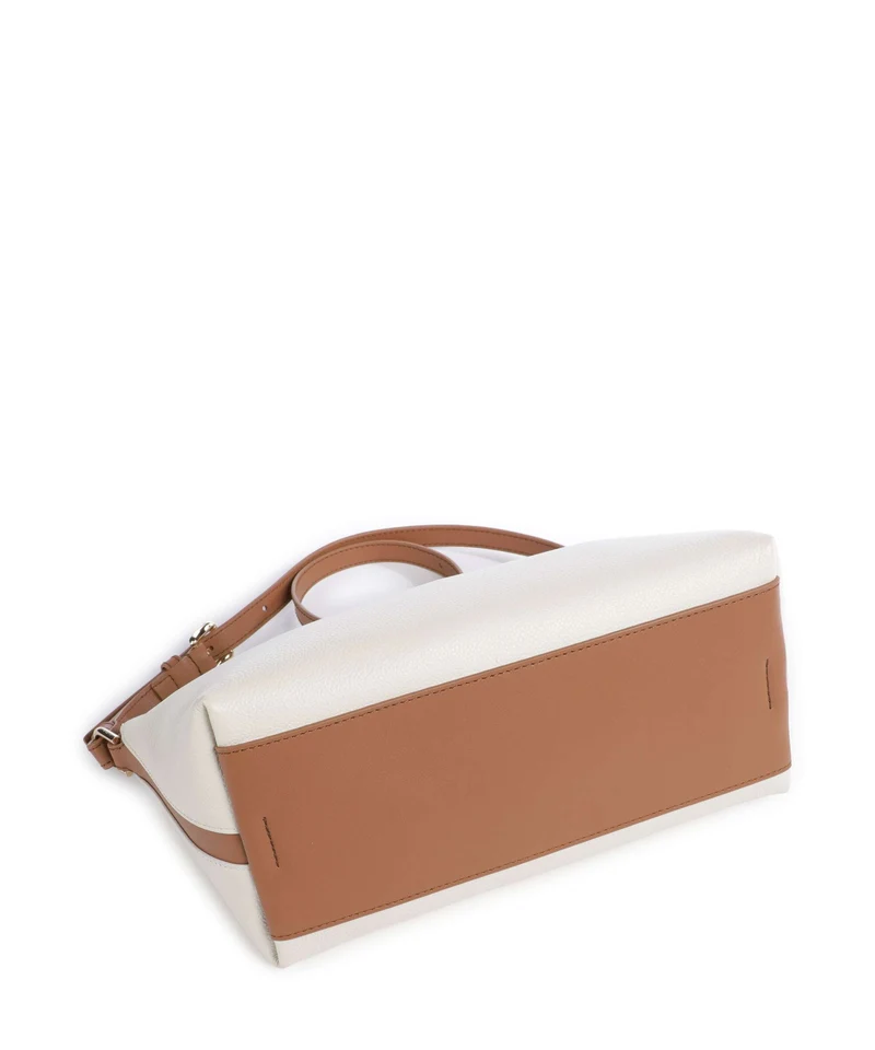 Furla Debby Mini Schultertasche panna/brandy