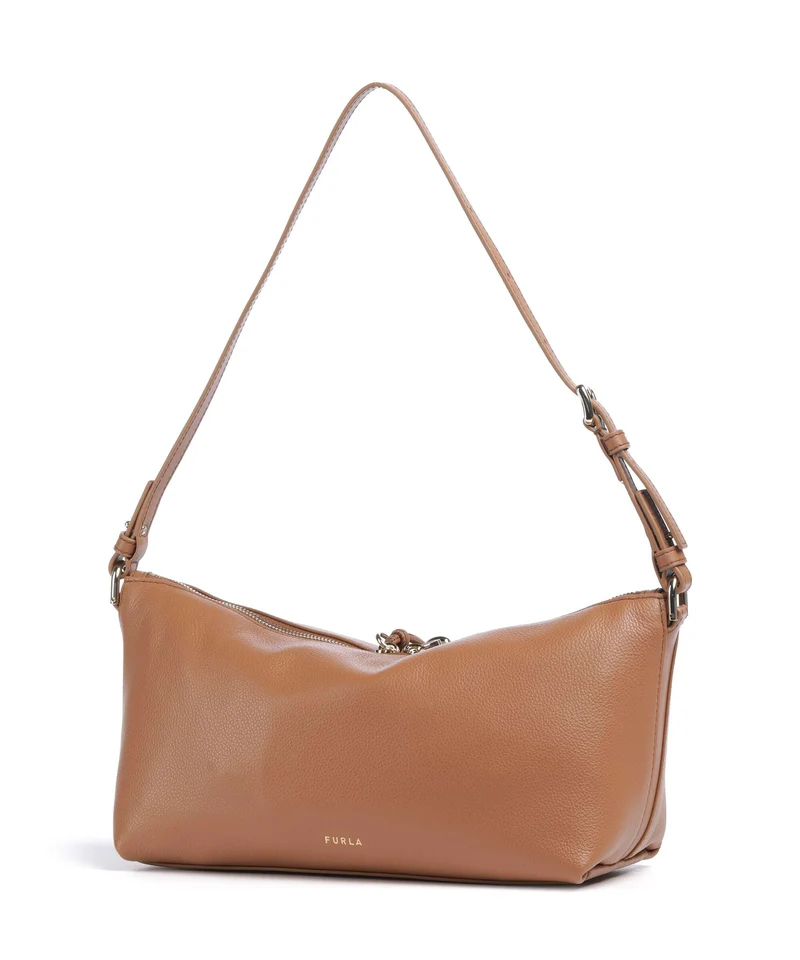 Furla Debby Mini Schultertasche brandy