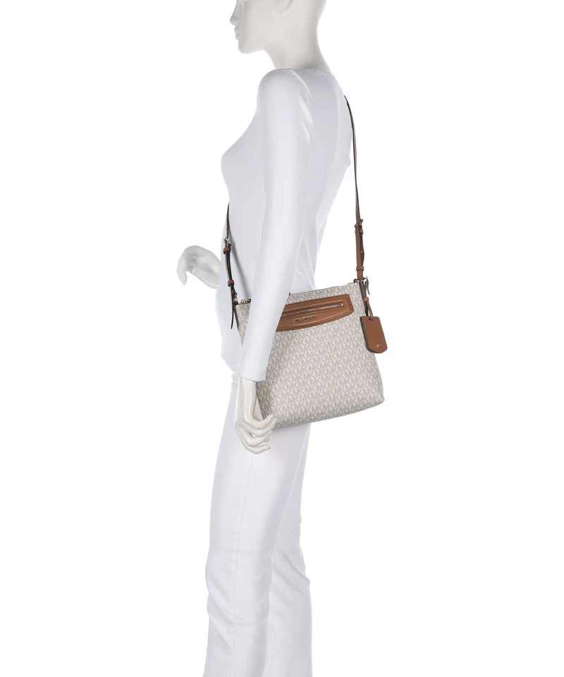 Michael Kors Jet Set Travel Large Umhängetasche vanilla/acrn