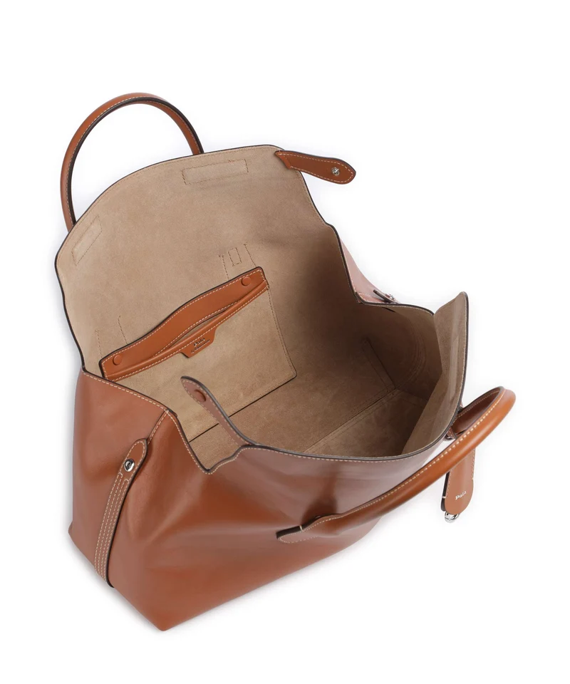 Polo Ralph Lauren Bellport Medium Handtasche cognac