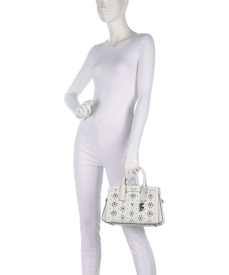Michael Kors Laila Small Handtasche optic white