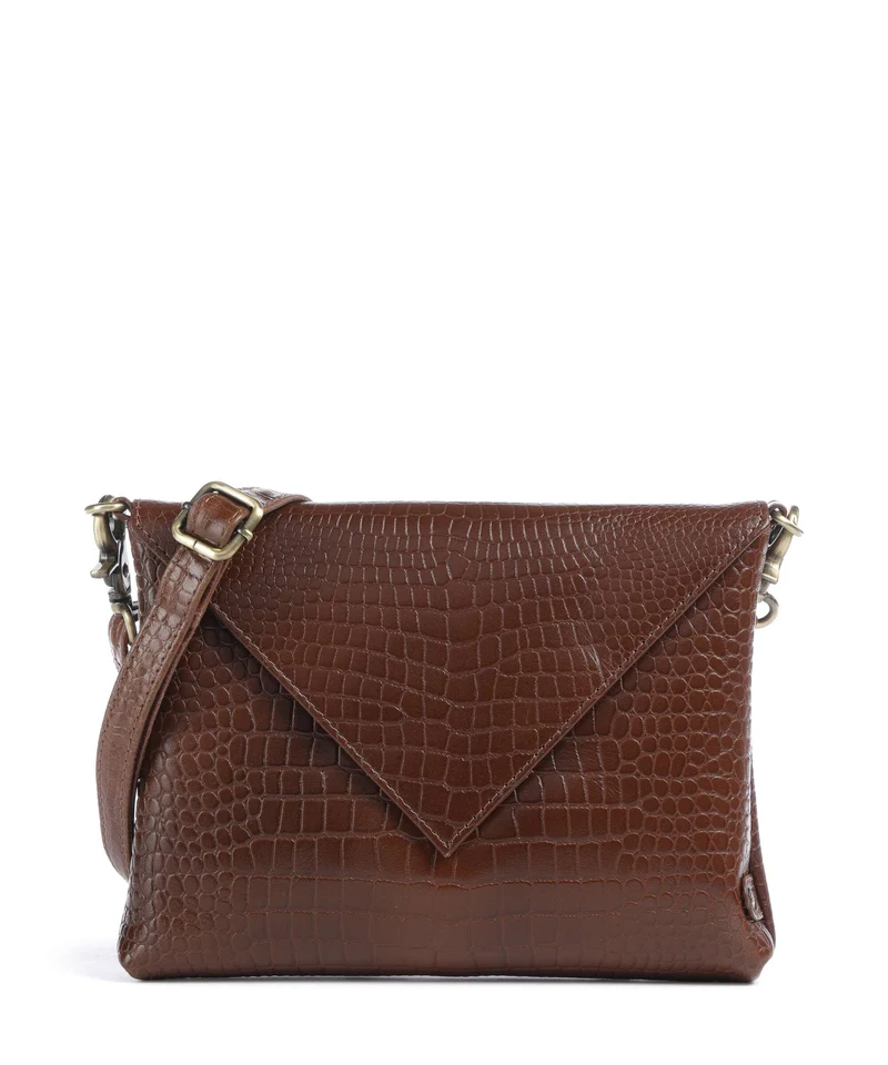 Depeche Fashion Favourites Umhängetasche cognac croco