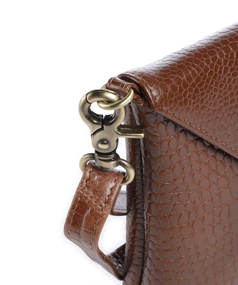 Depeche Fashion Favourites Umhängetasche cognac croco