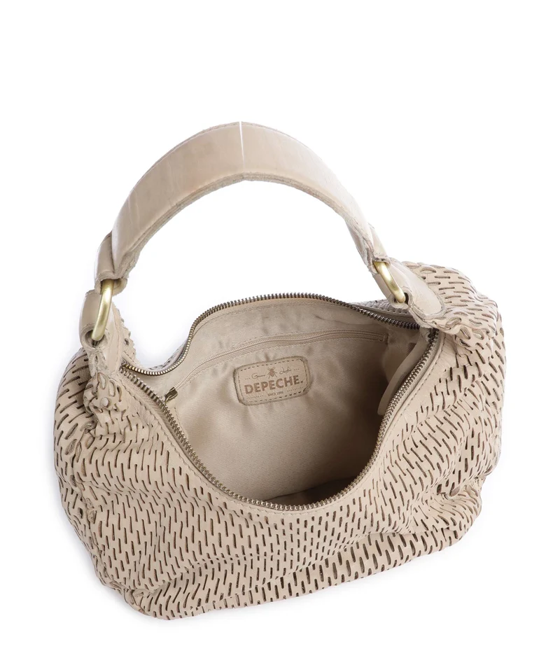 Depeche Brussels Schultertasche cream