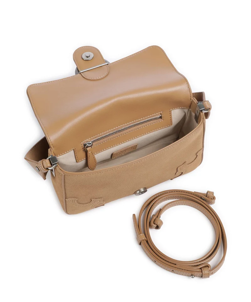 Pinko Love One Mini Slouchy Umhängetasche beige/scoiattolo/old silver