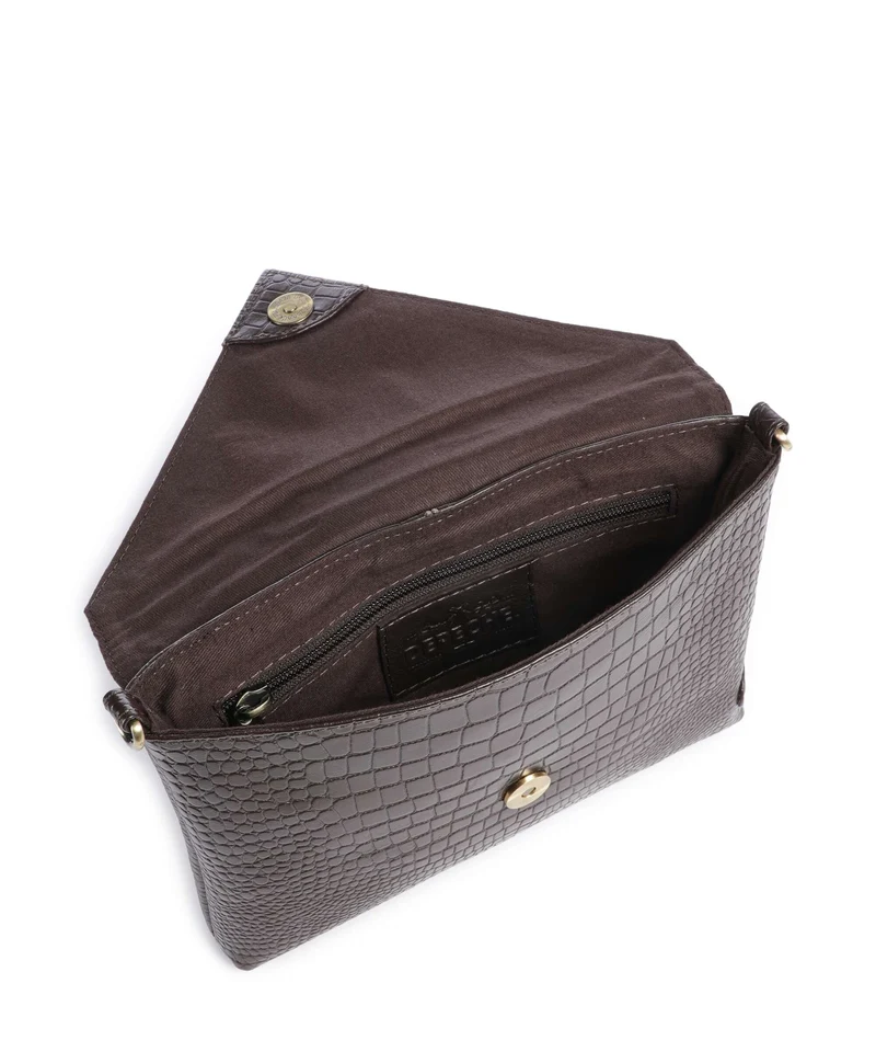 Depeche Fashion Favourites Umhängetasche brown croco
