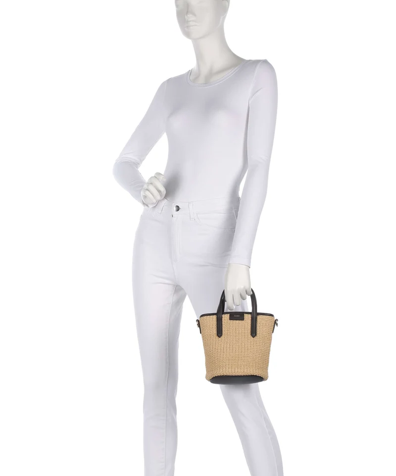 BOSS Jala Bucket Handtasche open white