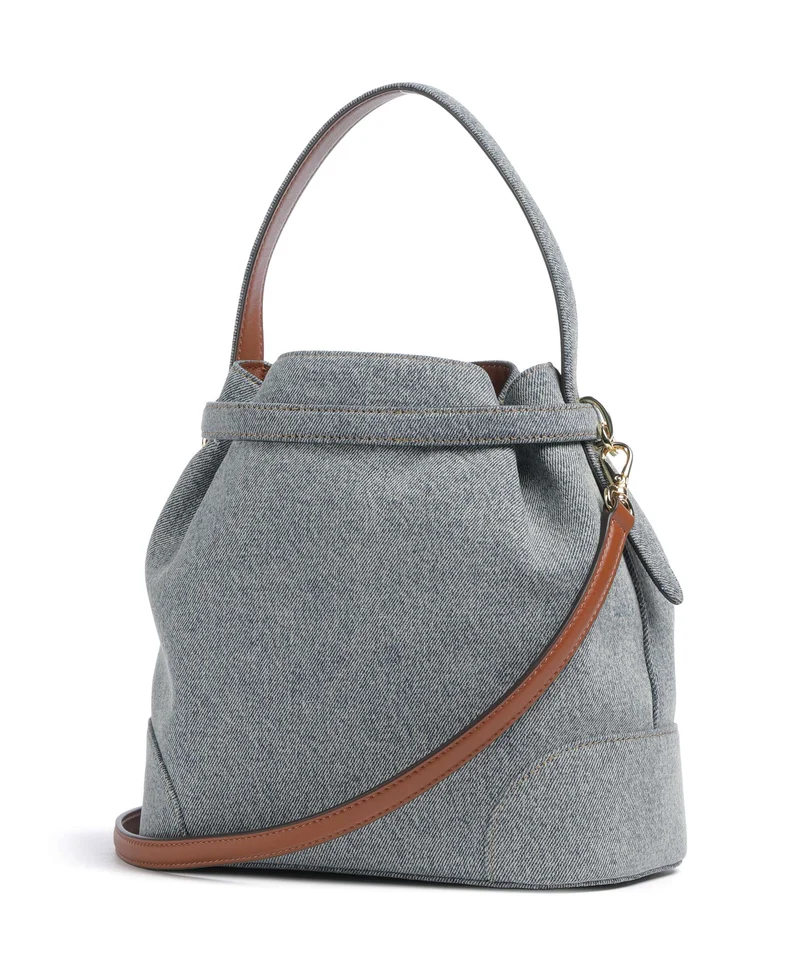 Lauren Ralph Lauren Blaike Medium Bucket Handtasche blue/lauren tan