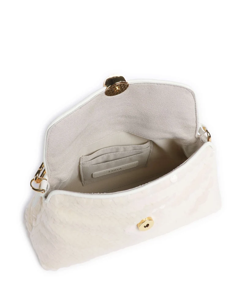 Furla Sfera Soft Mini Umhängetasche talco