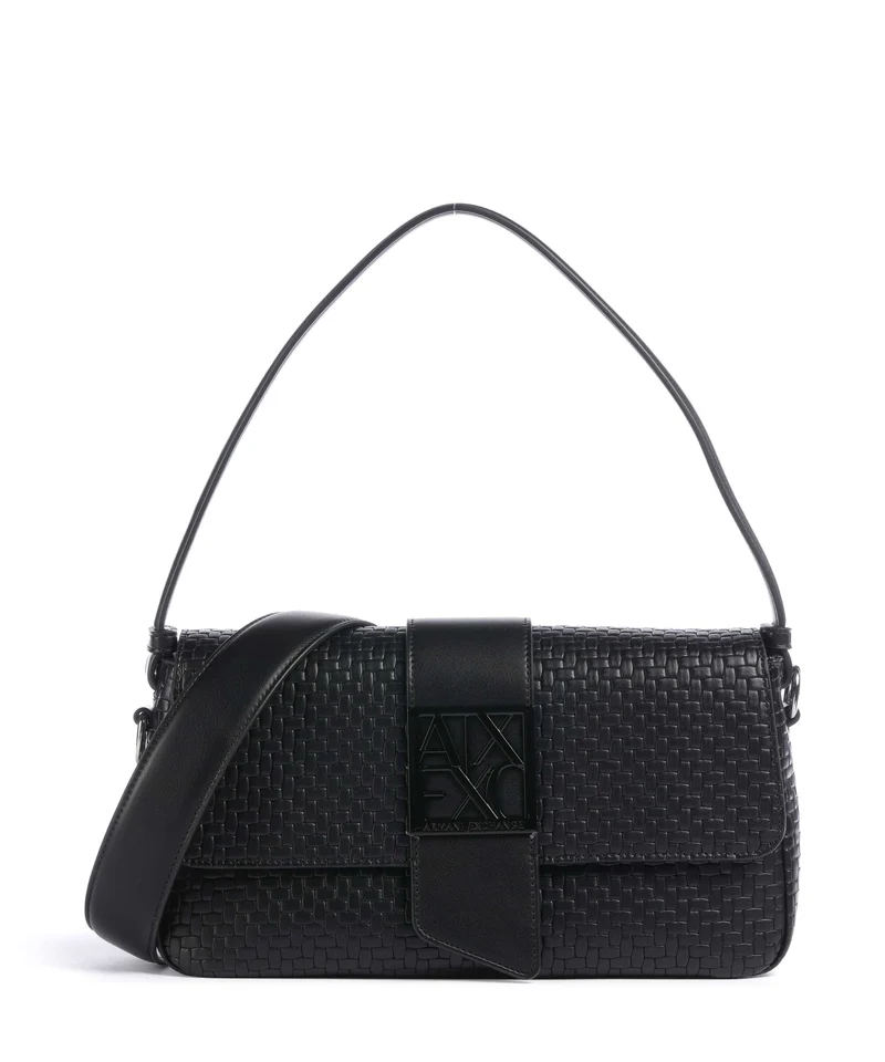 Armani Exchange Susy Soft Woven Schultertasche black