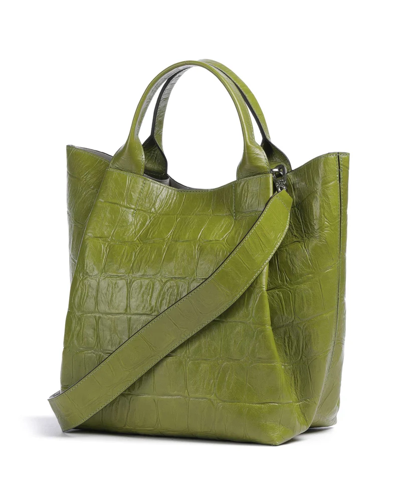 Abro Maxi Cocco Essential Medium Handtasche lime