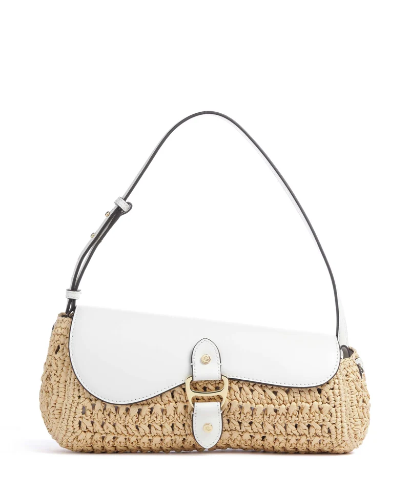 Lauren Ralph Lauren Tasha Medium Schultertasche natural/white