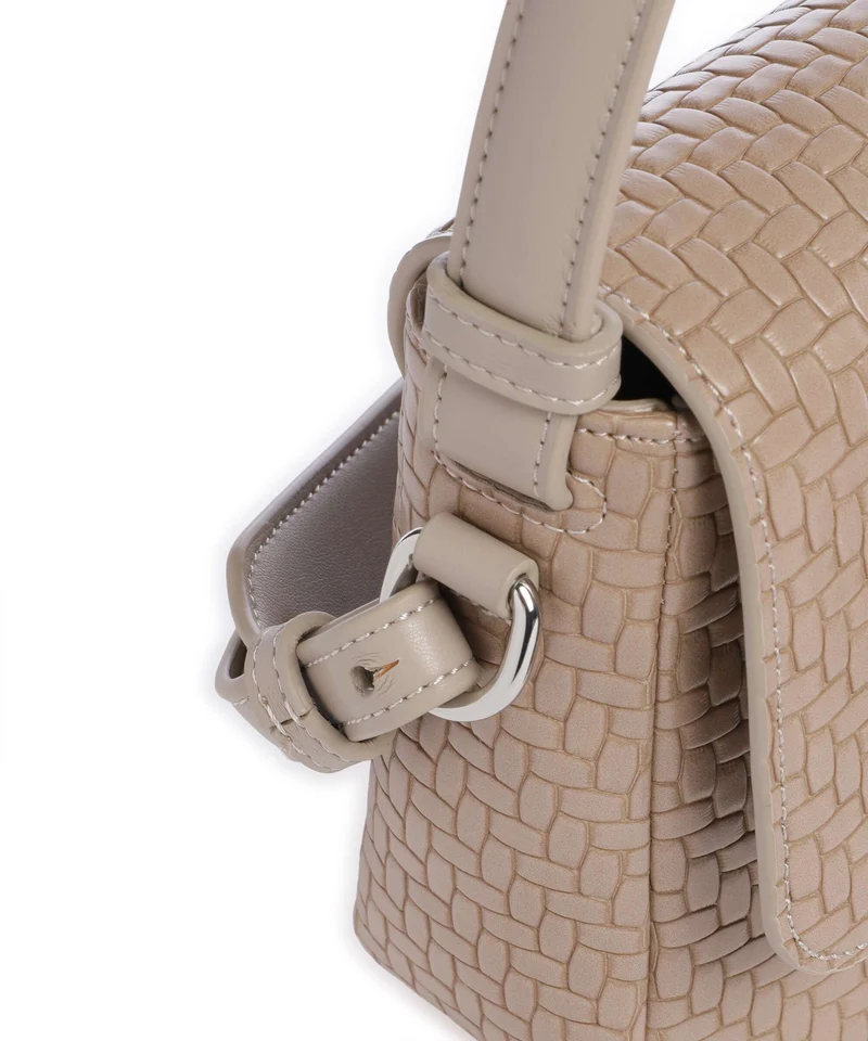 Armani Exchange Susy Soft Woven Schultertasche sand