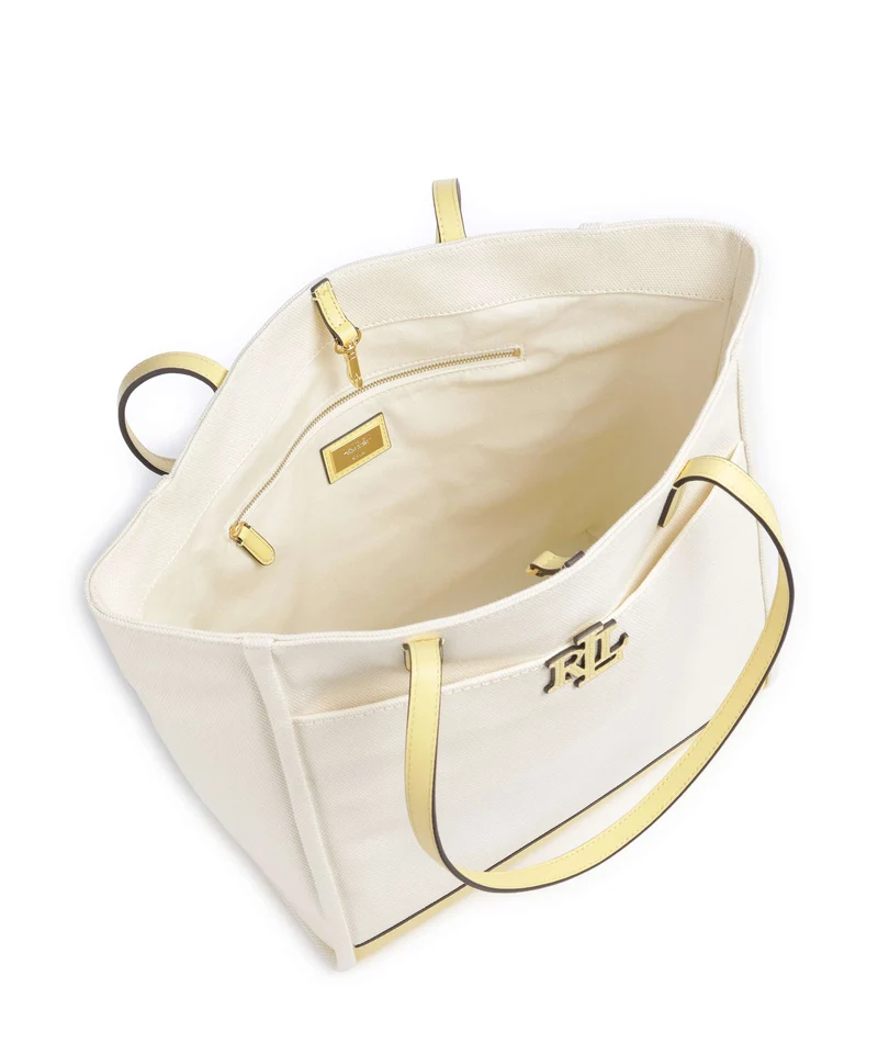 Lauren Ralph Lauren Cameryn Large Shopper natural/lemon sorbet
