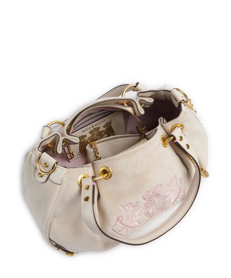 Juicy Couture Twig Narrative Velvet M Beuteltasche marshmallow