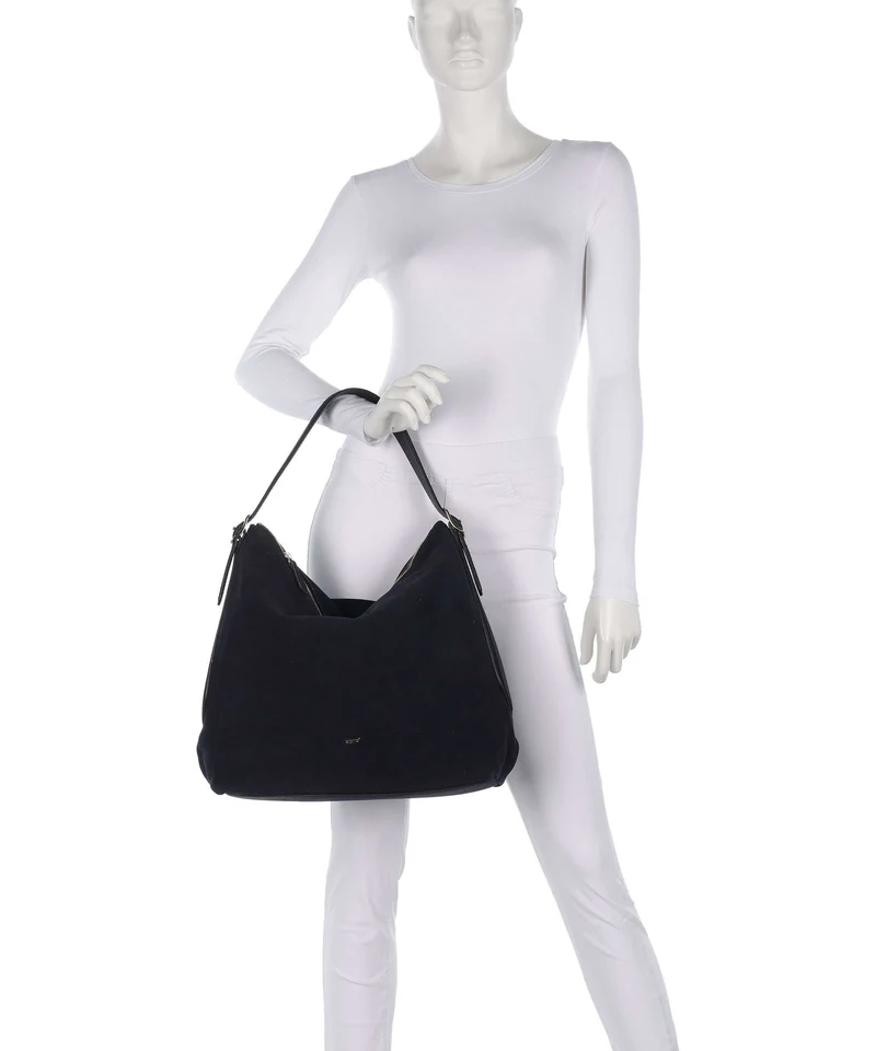 Abro Suede Carina Beuteltasche navy