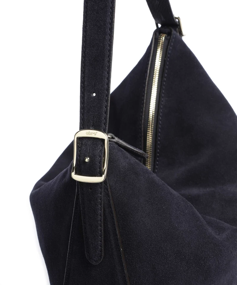Abro Suede Carina Beuteltasche navy